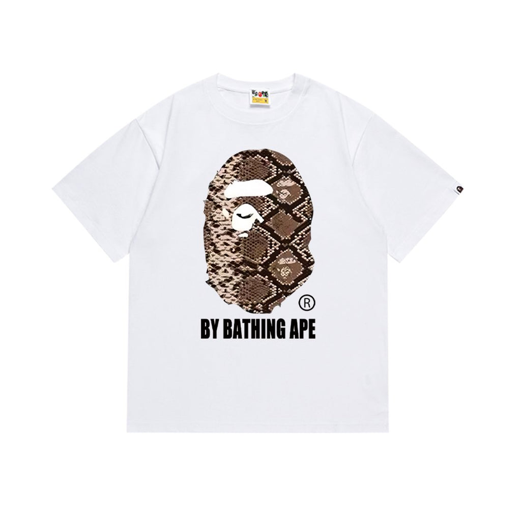 BAPE Snake-Camo Ape Head Graphic T-Shirt — hero