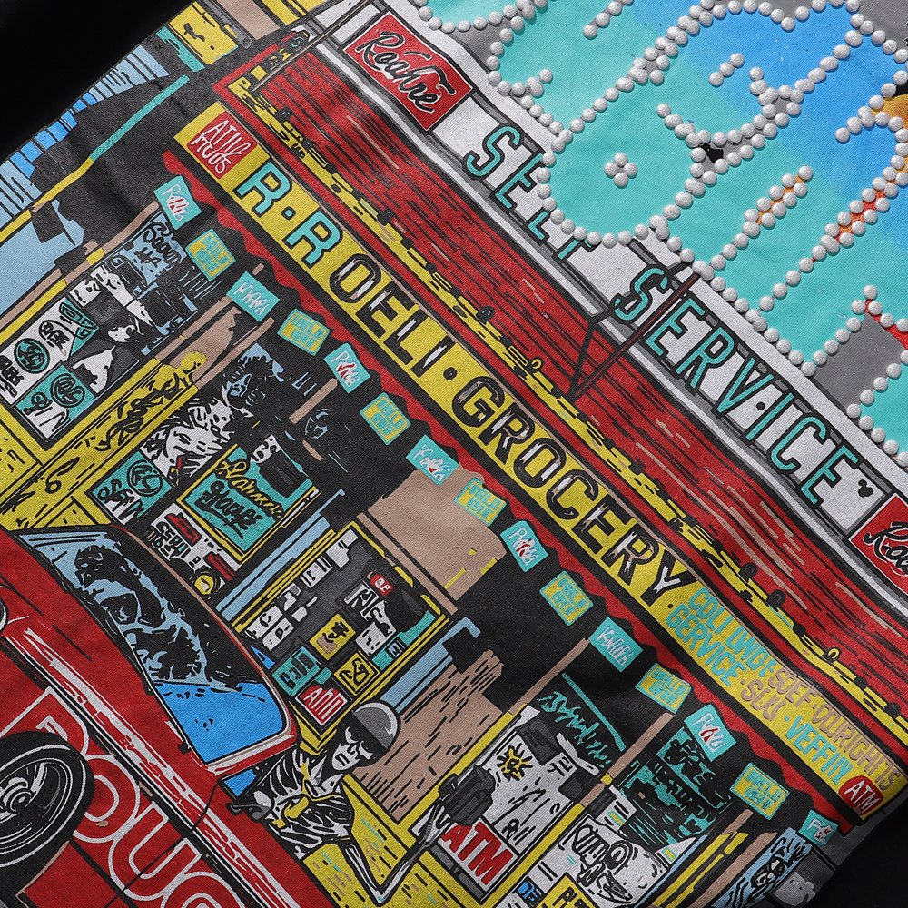 Rough Play Bodega Graphic Long-Sleeve T-Shirt — detail