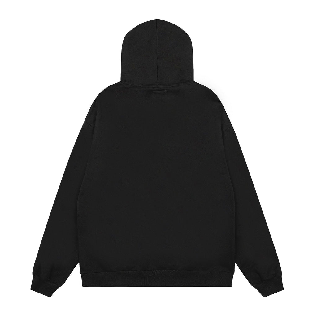 Sp5der Lime Green Web Graphic Pullover Hoodie — back