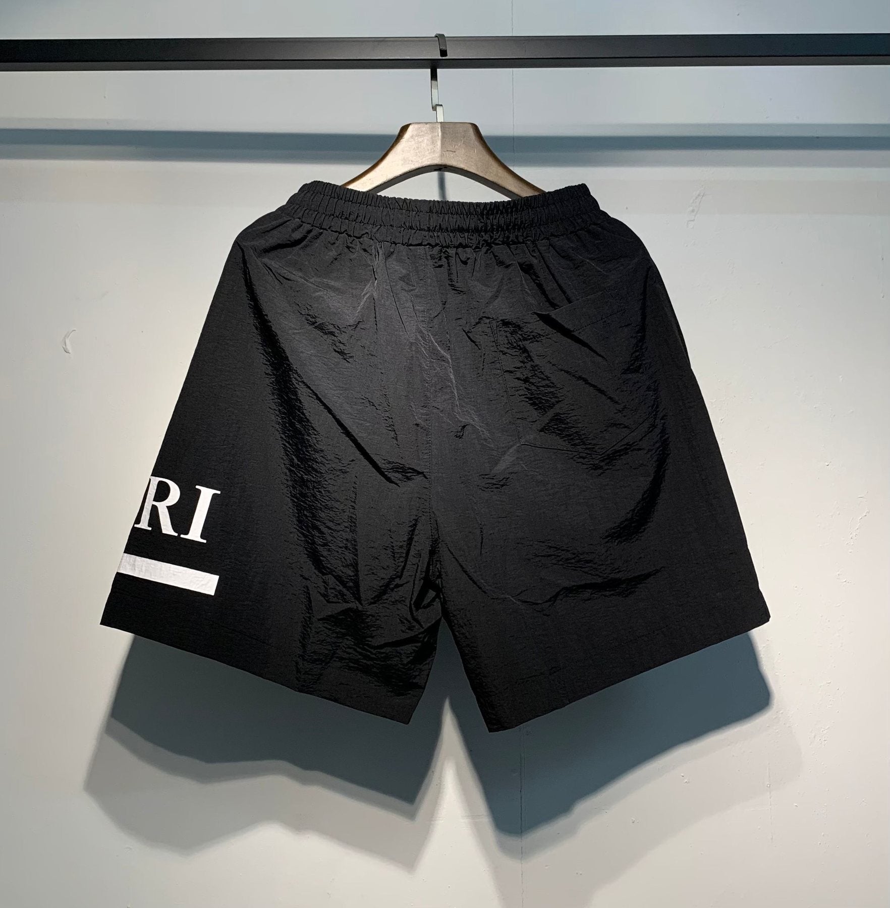 AMIRI Logo Graphic Shorts — back