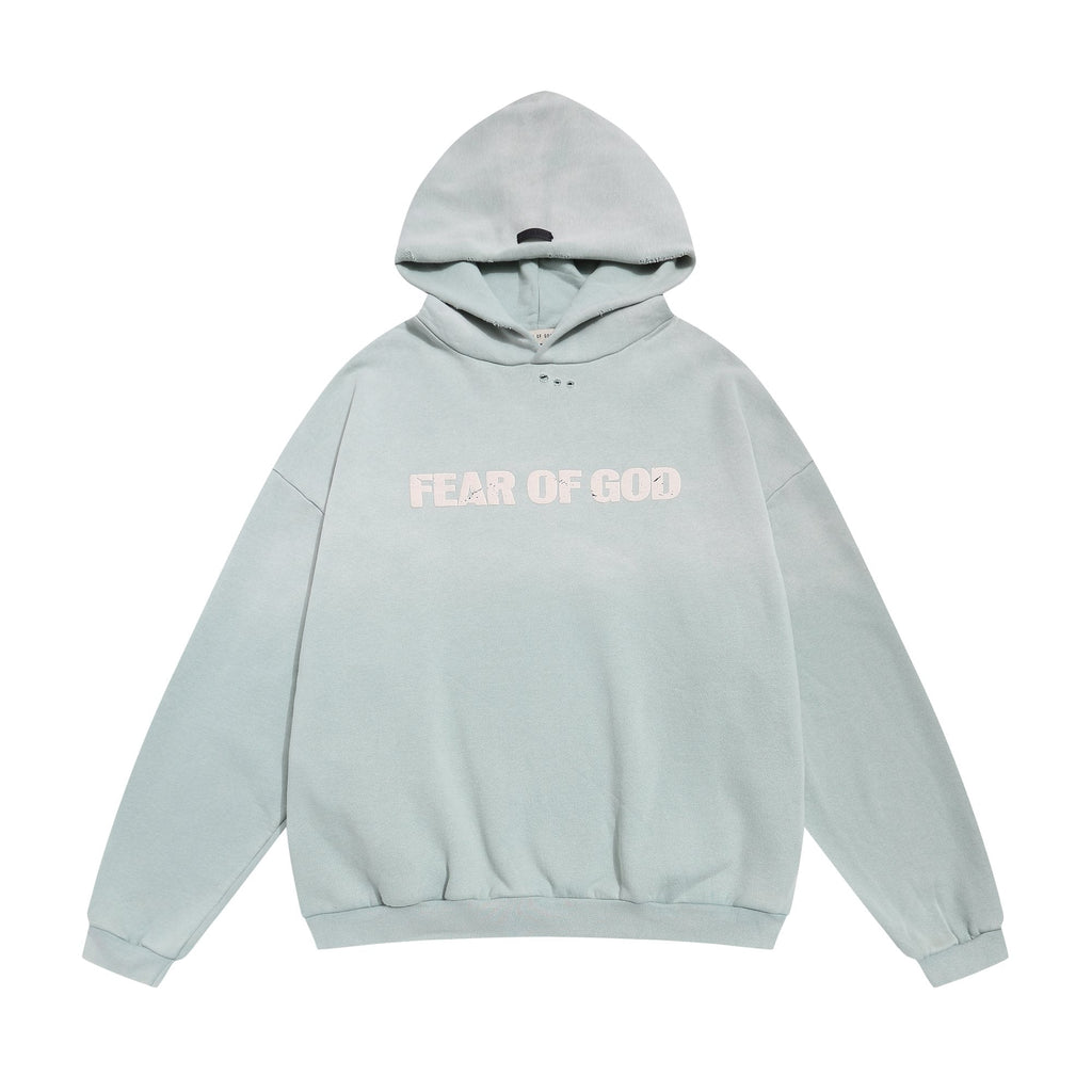 Fear of God Heaven Is Crying for Justice Graphic Hoodie — hero