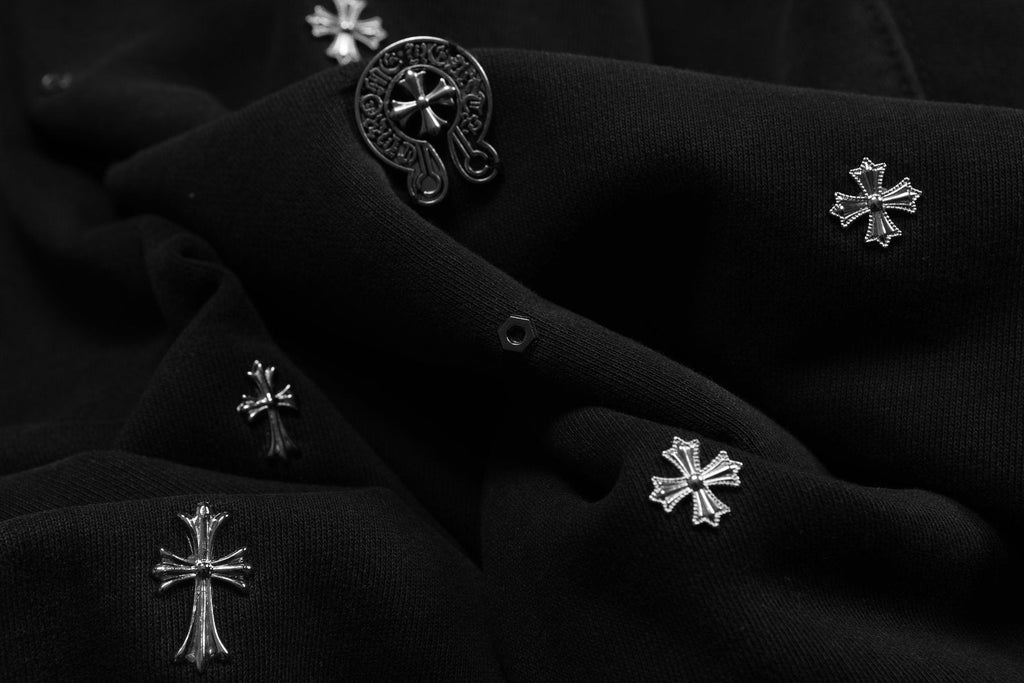 Chrome Hearts Metal Cross Crewneck Sweatshirt — detail