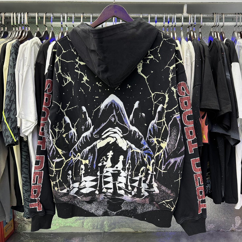 VALE USA Sport Dept Chess Graphic Zip Hoodie — context